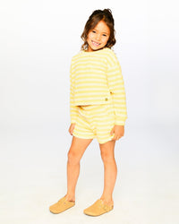 Striped Sweater Yellow And White