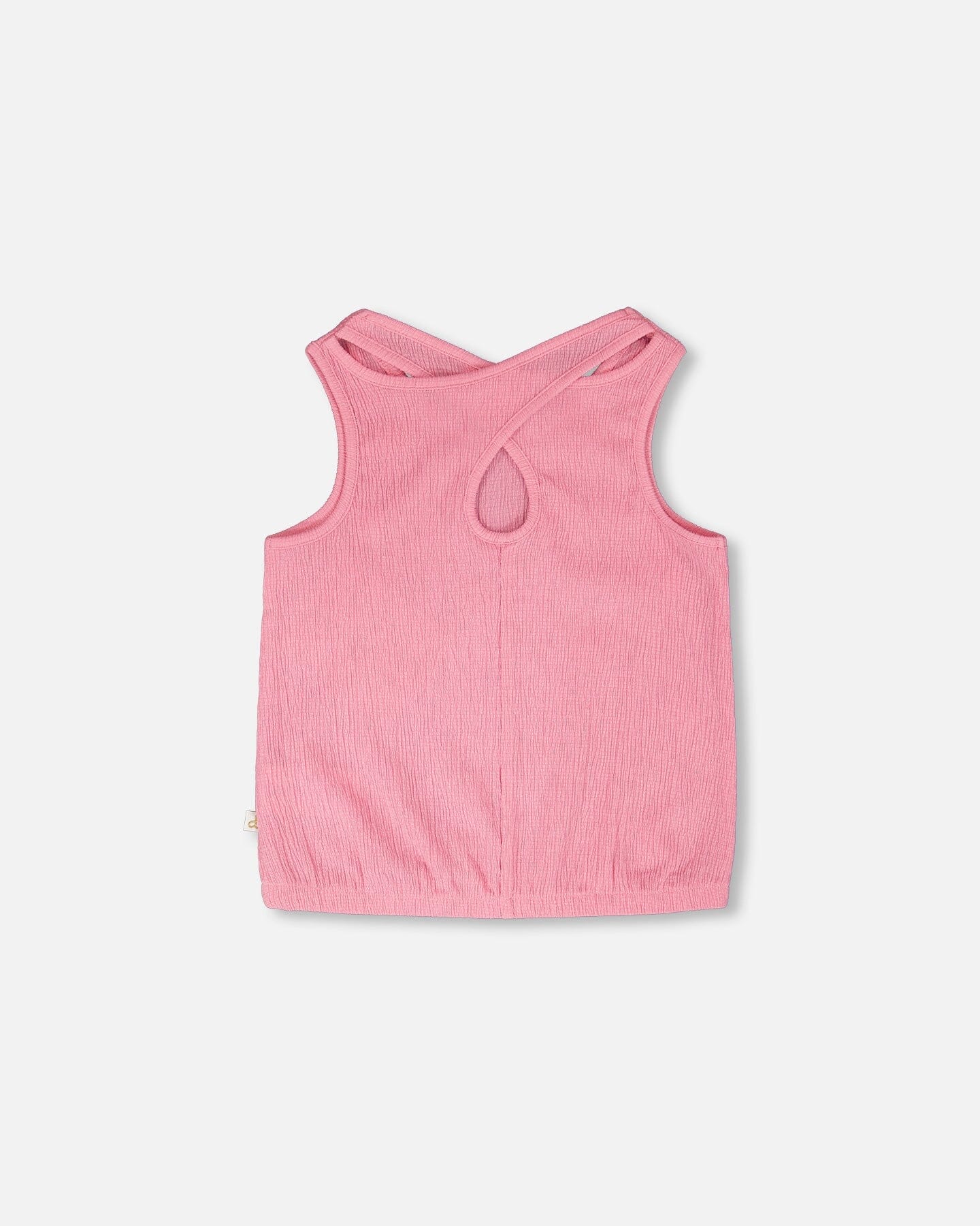 Crinkle Jersey Tank Top Pink