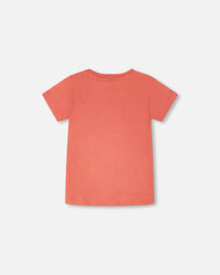 Organic Cotton Short Sleeve T-Shirt Brick