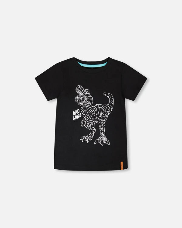 Deux Par Deux Dino Print T-Shirt