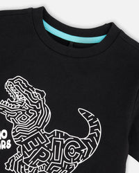Deux Par Deux Dino Print T-Shirt