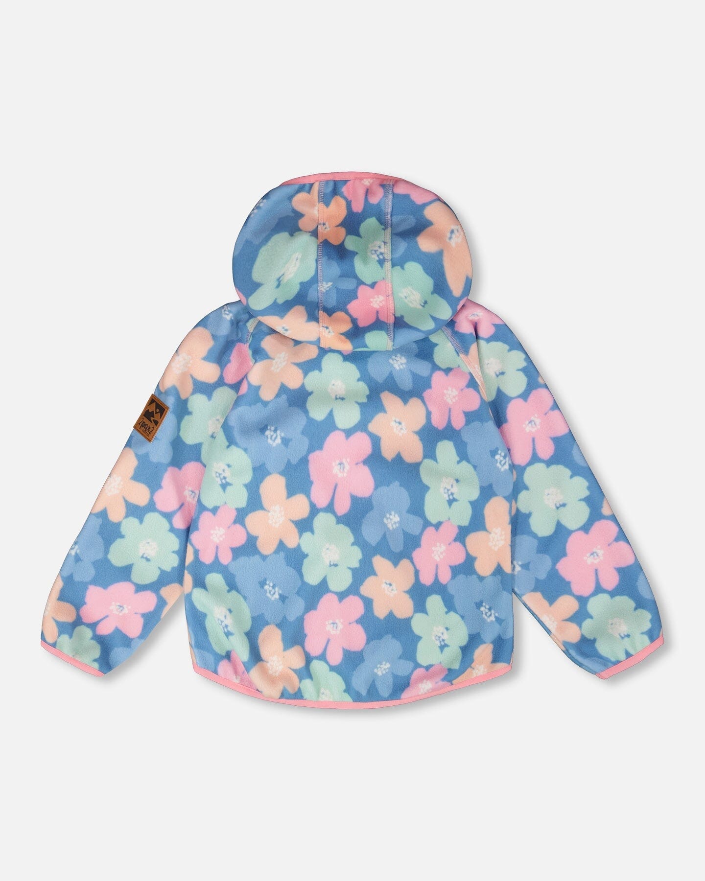 Softshell Jacket Blue Flower Print