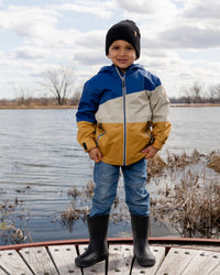 Rain Boots In Natural Rubber Black