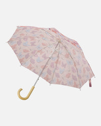 Umbrella Pink Butterfly Print