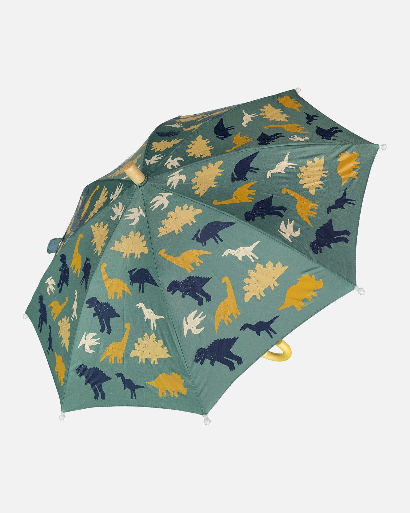 Umbrella Green Dinosaur Print