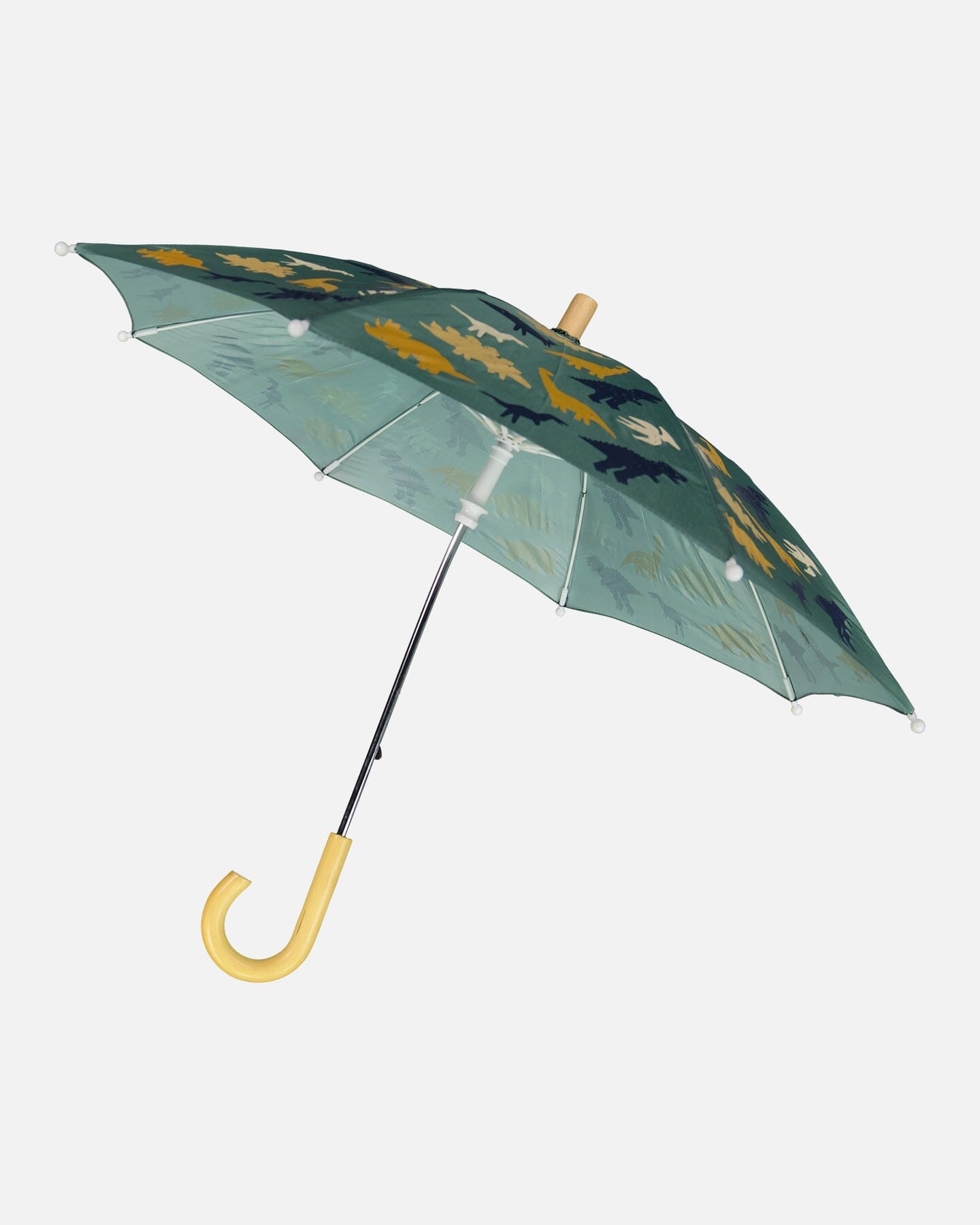 Umbrella Green Dinosaur Print