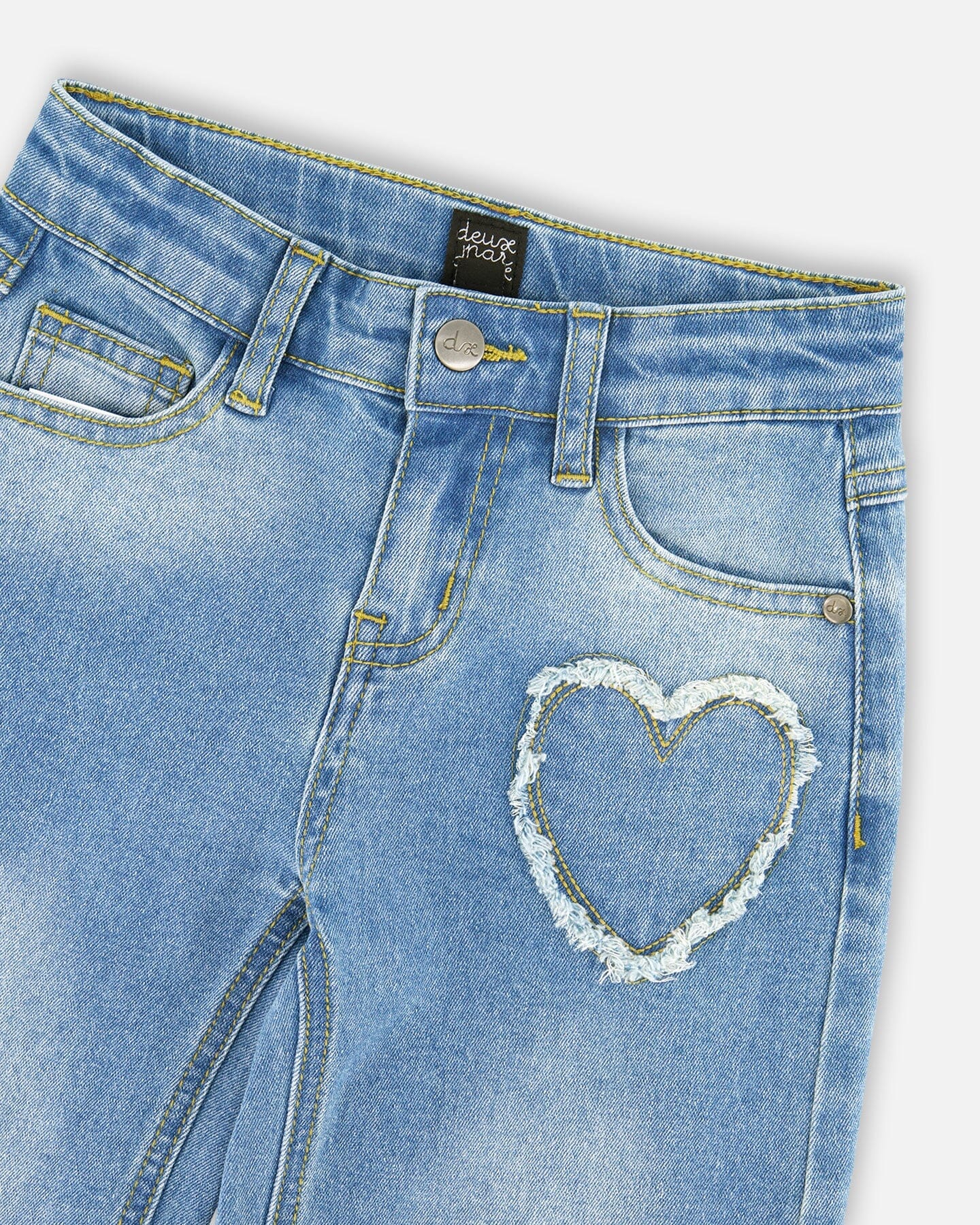 Wide Leg Light Blue Denim Jeans