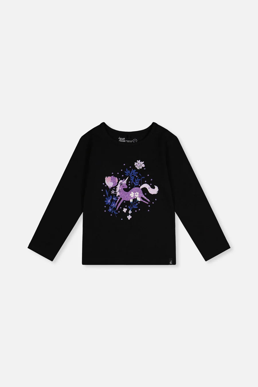 Deux Par Deux Jersey Unicorn T-Shirt