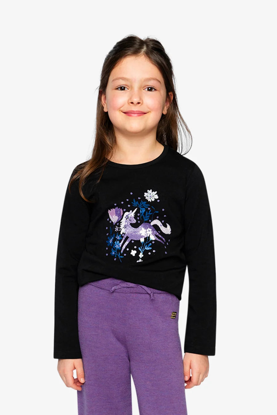 Deux Par Deux Jersey Unicorn T-Shirt