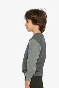 Deux Par Deux Jersey Top with Pocket