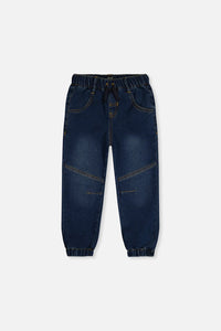 Deux Par Deux Denim Jogger Pants