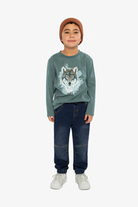 Deux Par Deux Denim Jogger Pants