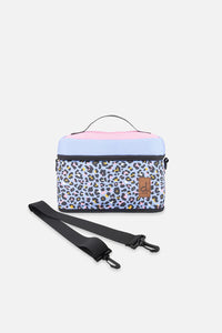 Deux Par Deux Blue Leopard Lunch Box