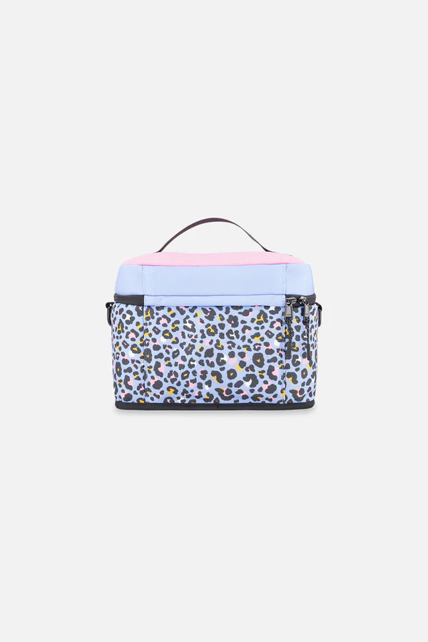 Deux Par Deux Blue Leopard Lunch Box