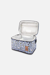 Deux Par Deux Blue Leopard Lunch Box