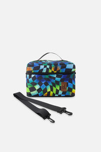 Deux Par Deux Checkered Print Lunch Box