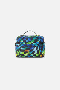 Deux Par Deux Checkered Print Lunch Box