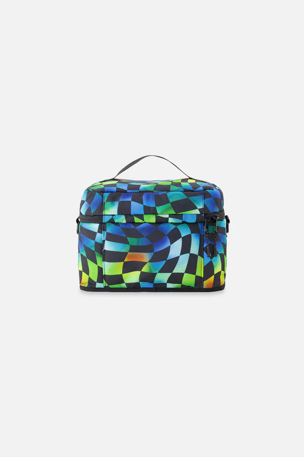 Deux Par Deux Checkered Print Lunch Box