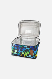 Deux Par Deux Checkered Print Lunch Box