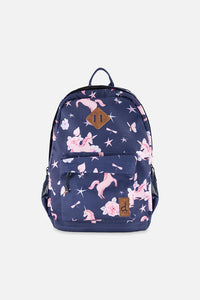 Deux Par Deux Sparkled Unicorn Backpack