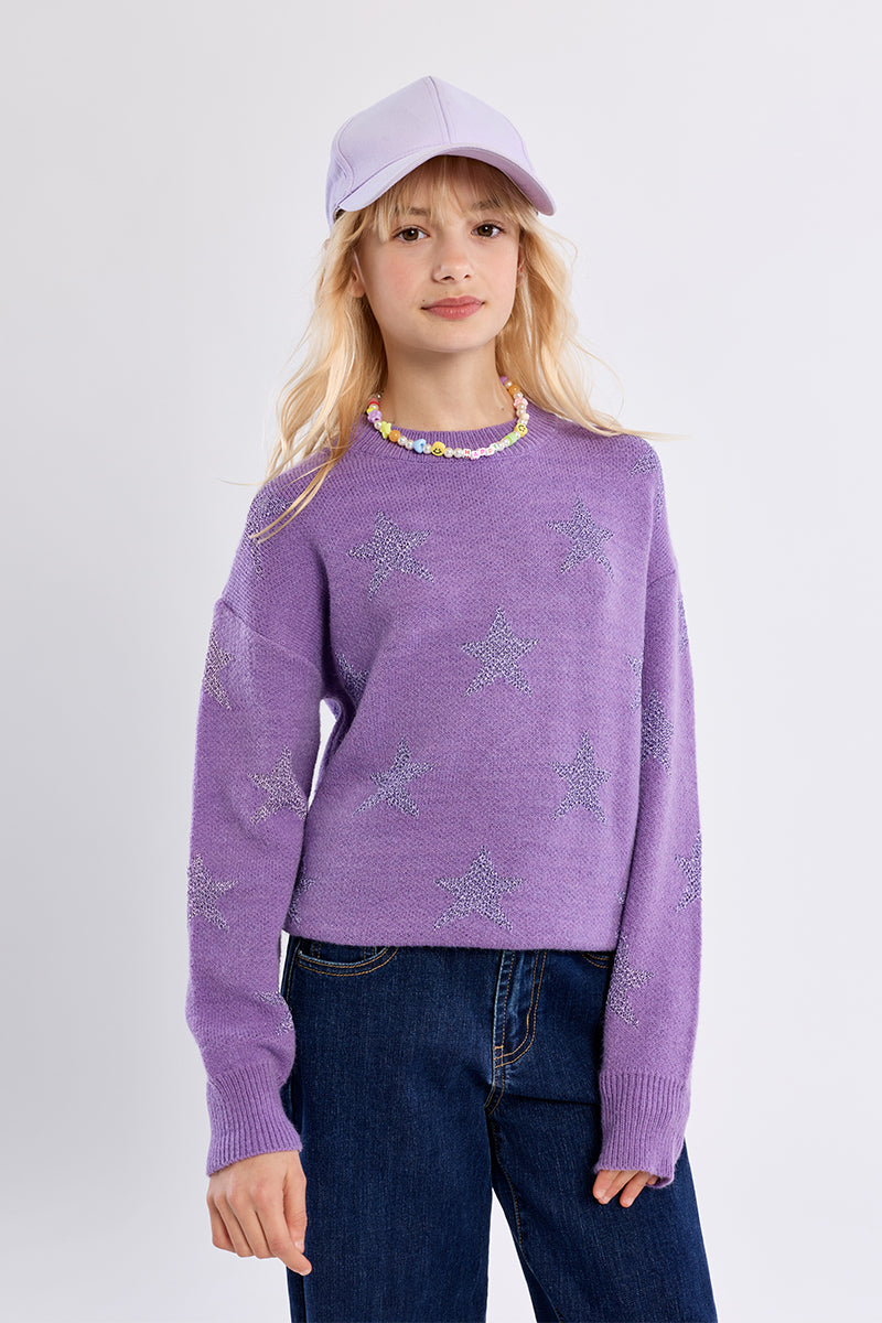 Molly Bracken Girls Star Sweater