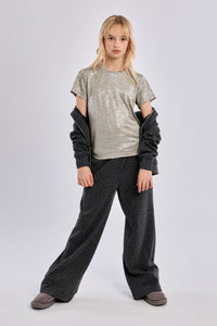 Molly Bracken Girls Metallic Tee