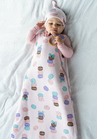 Silkberry Bamboo Sleeping Sack 1.0 TOG (Macaron Party Print)
