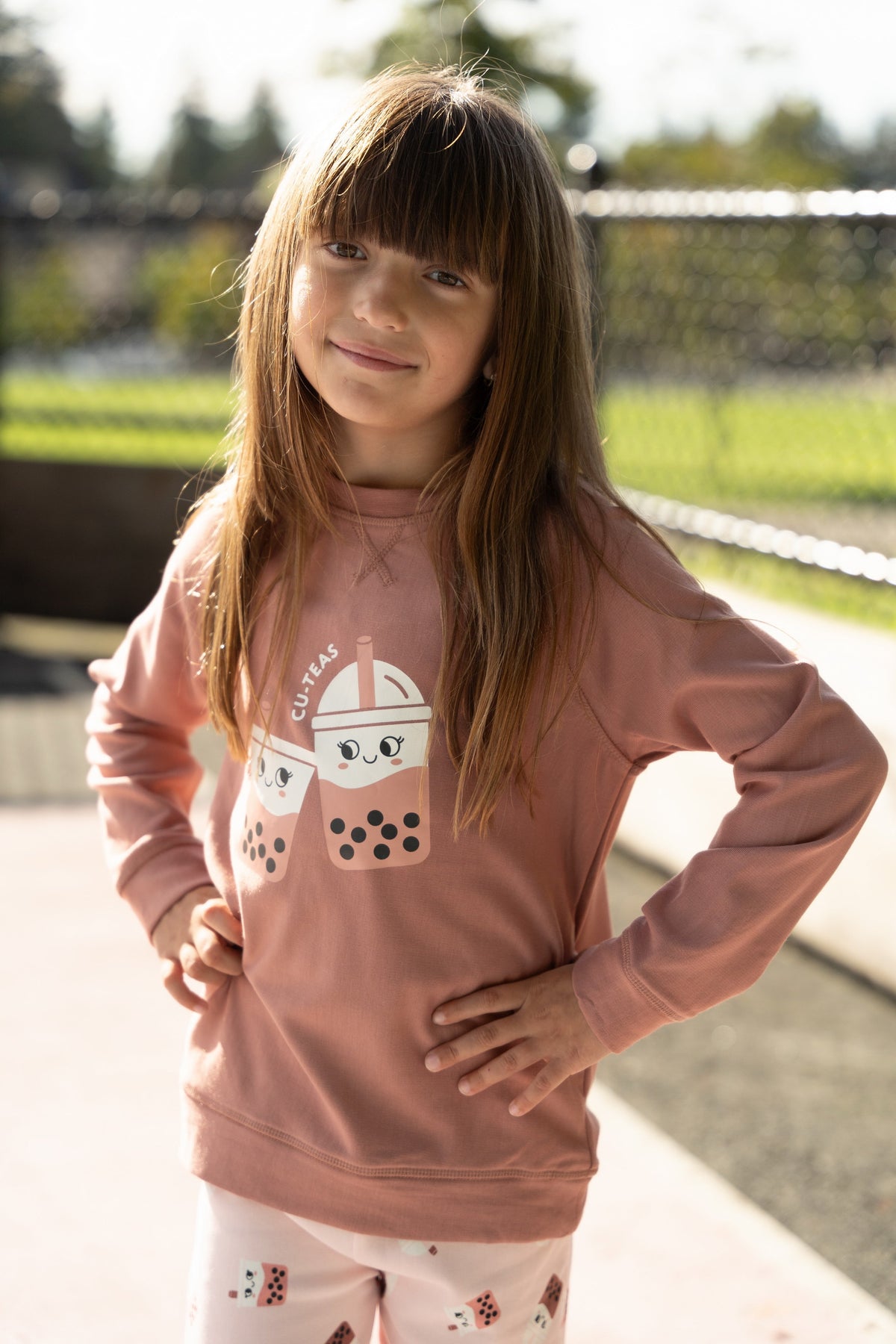 Silkberry Bamboo Fleece Sweatshirt (Chocolate)