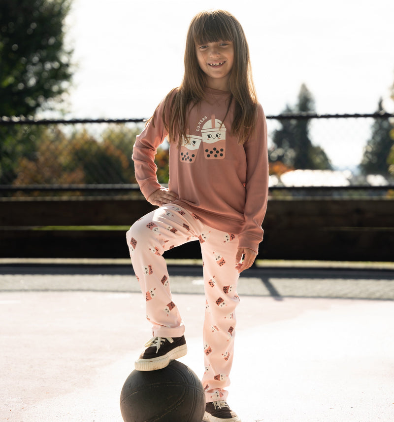 Silkberry Bamboo Fleece Sweatshirt (Chocolate)