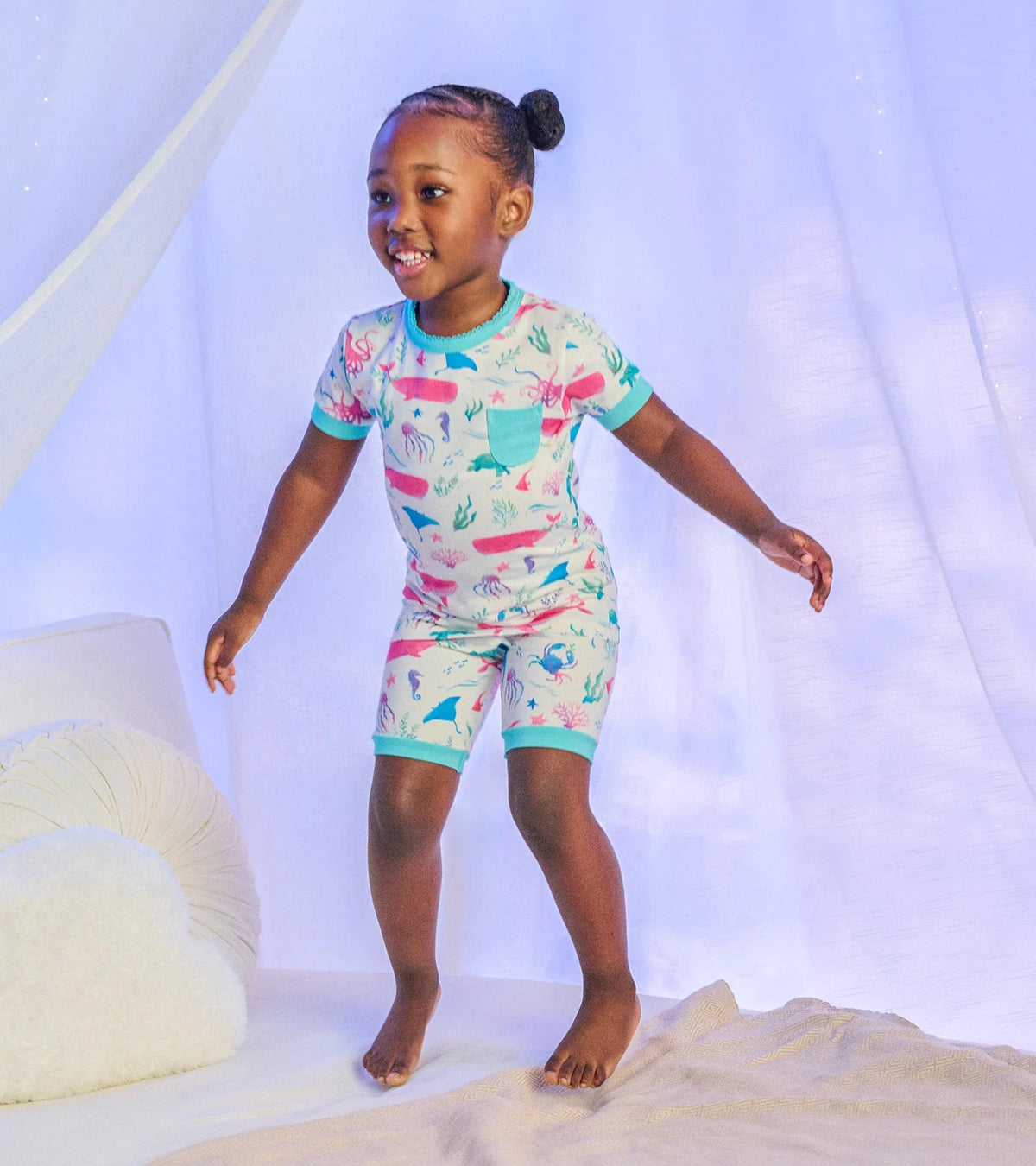 Hatley Bamboo Tee/Shorts PJ Set