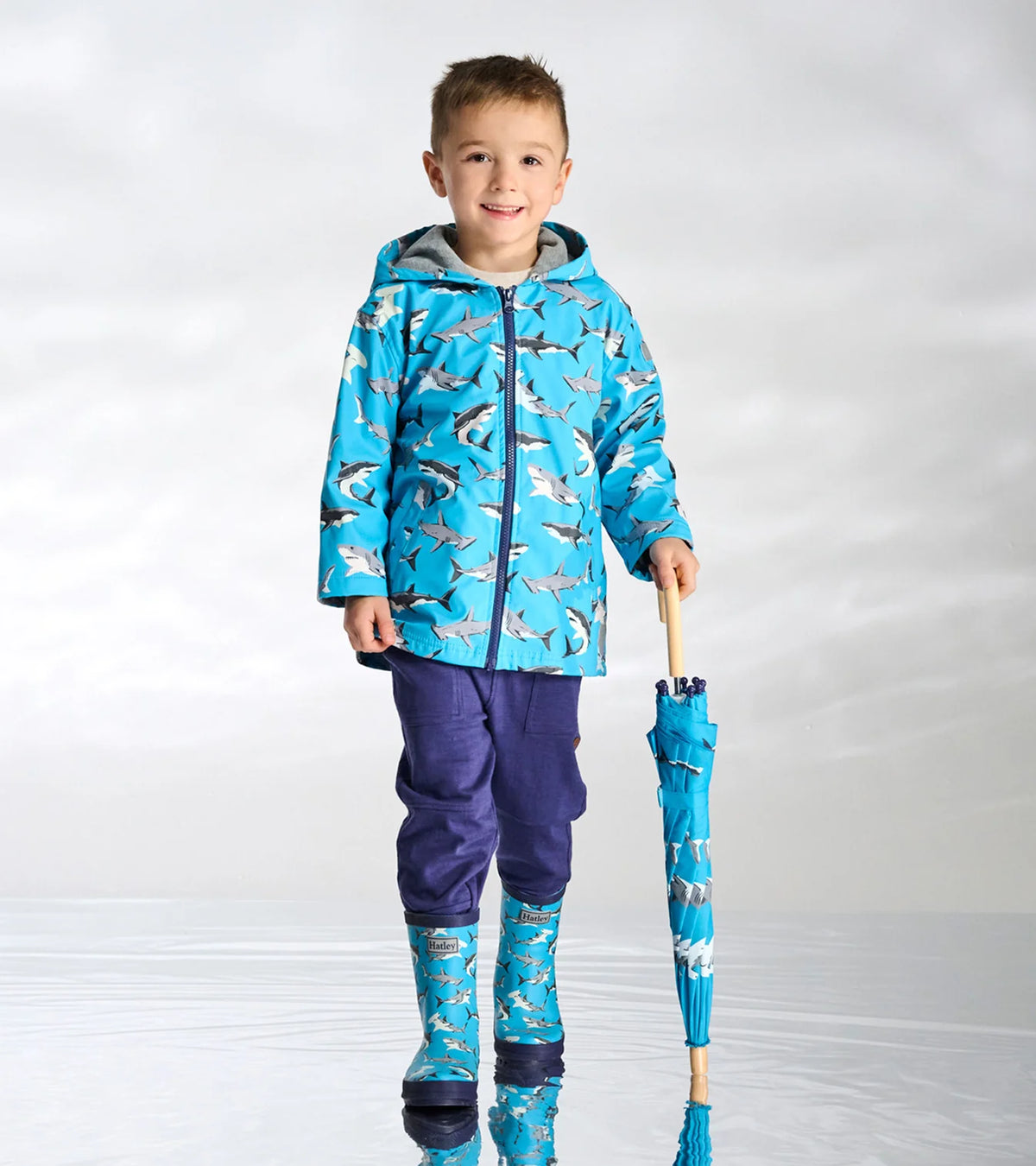 Hatley Shark Party Rain Jacket