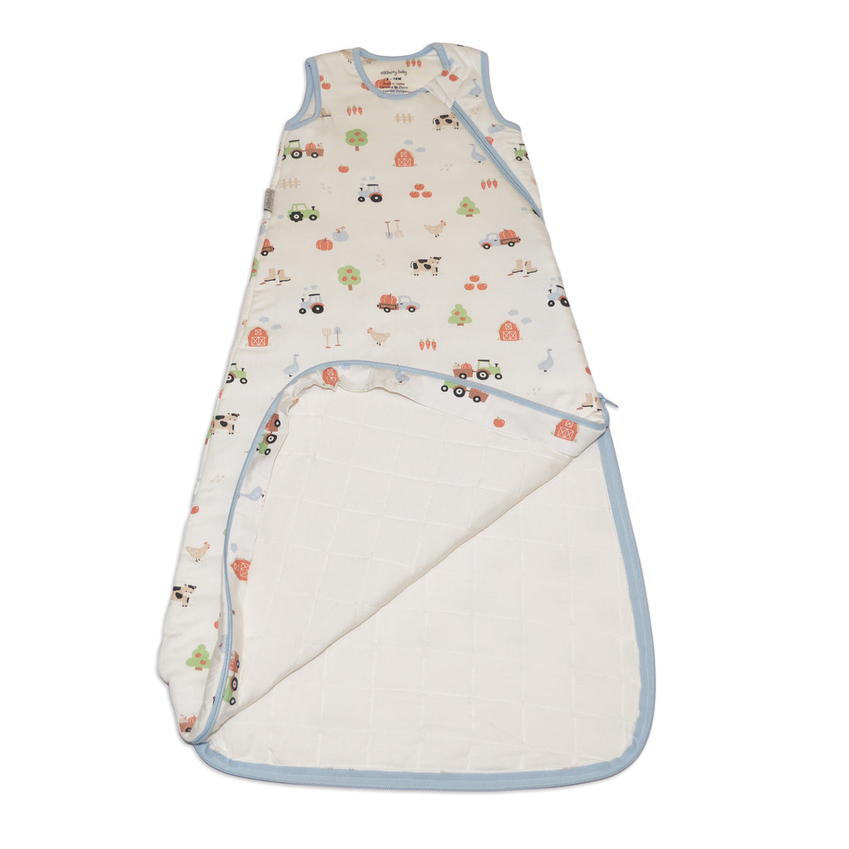 Silkberry Bamboo Sleeping Sack 1.0 TOG (Pumpkin Farm Print)