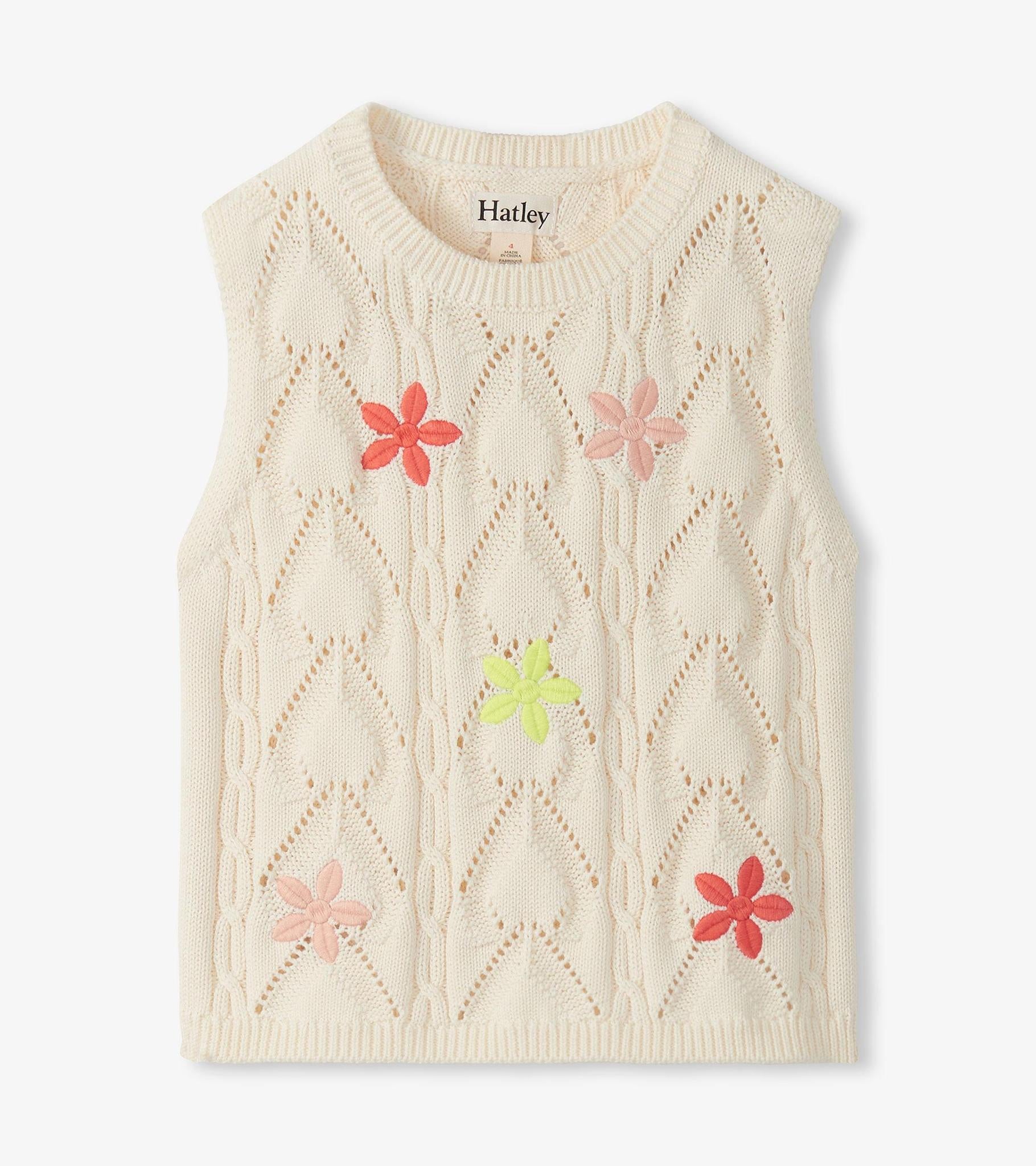 Hatley Flower Crochet Top