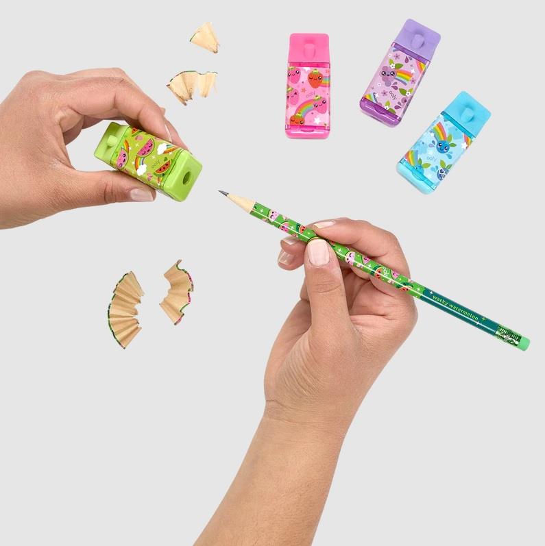 Ooly Lil' Juicy Box Scented Erasers + Sharpeners - Assorted