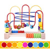 Fun Little Toys Wooden Toys Beads Maze Roller Coaster