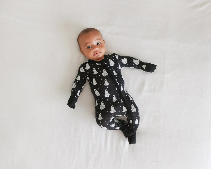 Posh Peanut Ghostly Convertible Onesie