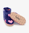 Hatley Hearts Fleece Slipper