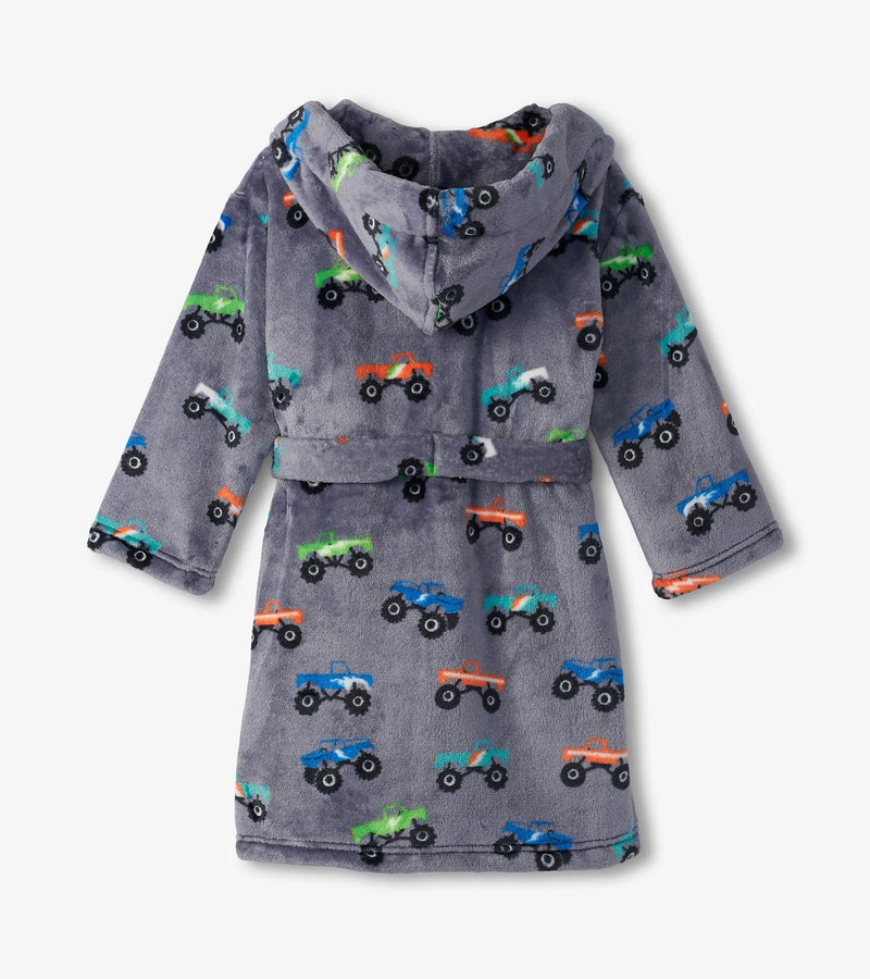 Hatley Monster Trucks Fleece Robe