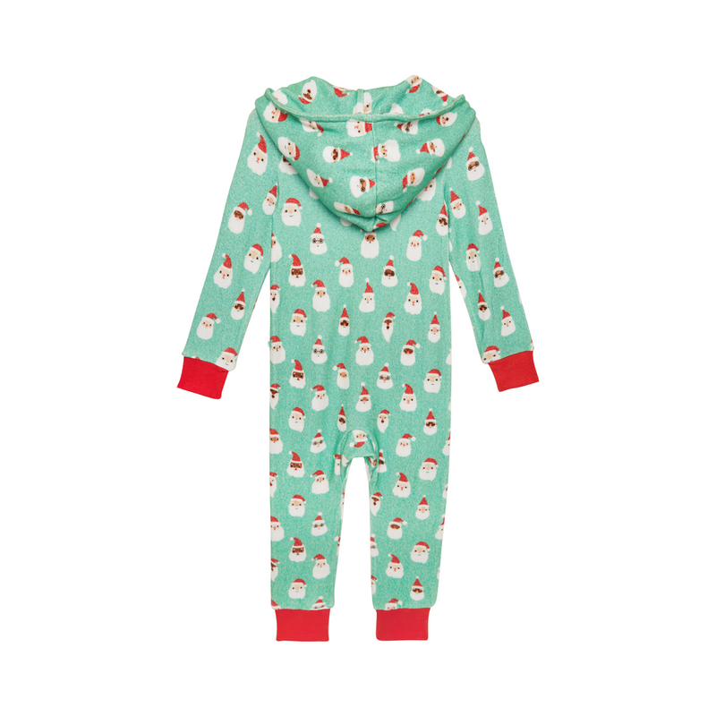 Posh Peanut Santa Medley Hooded Onesie