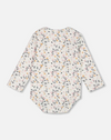 Deux Par Deux Flower Print Bodysuit