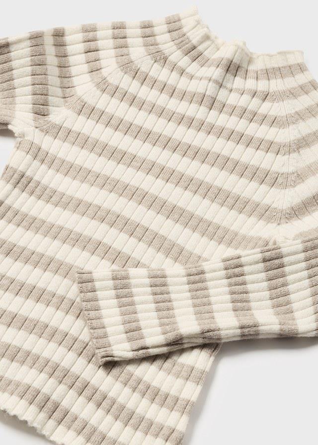 Mayoral Striped Mockneck 2046