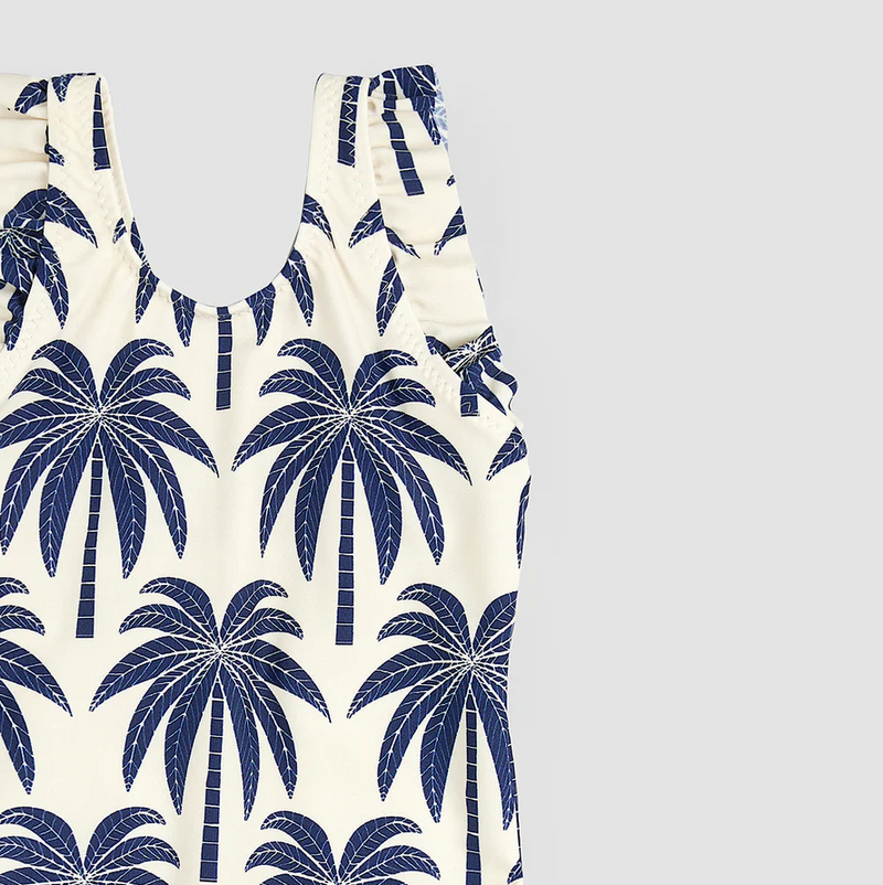 Miles The Label Palm Tree Print Swimsuit