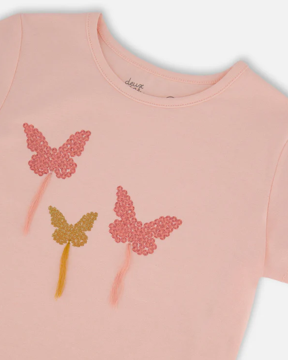 Deux Par Deux Sparkling Butterfly Top