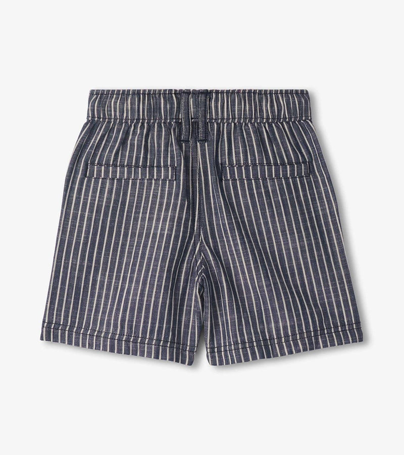 Hatley Striped Blue Woven Short