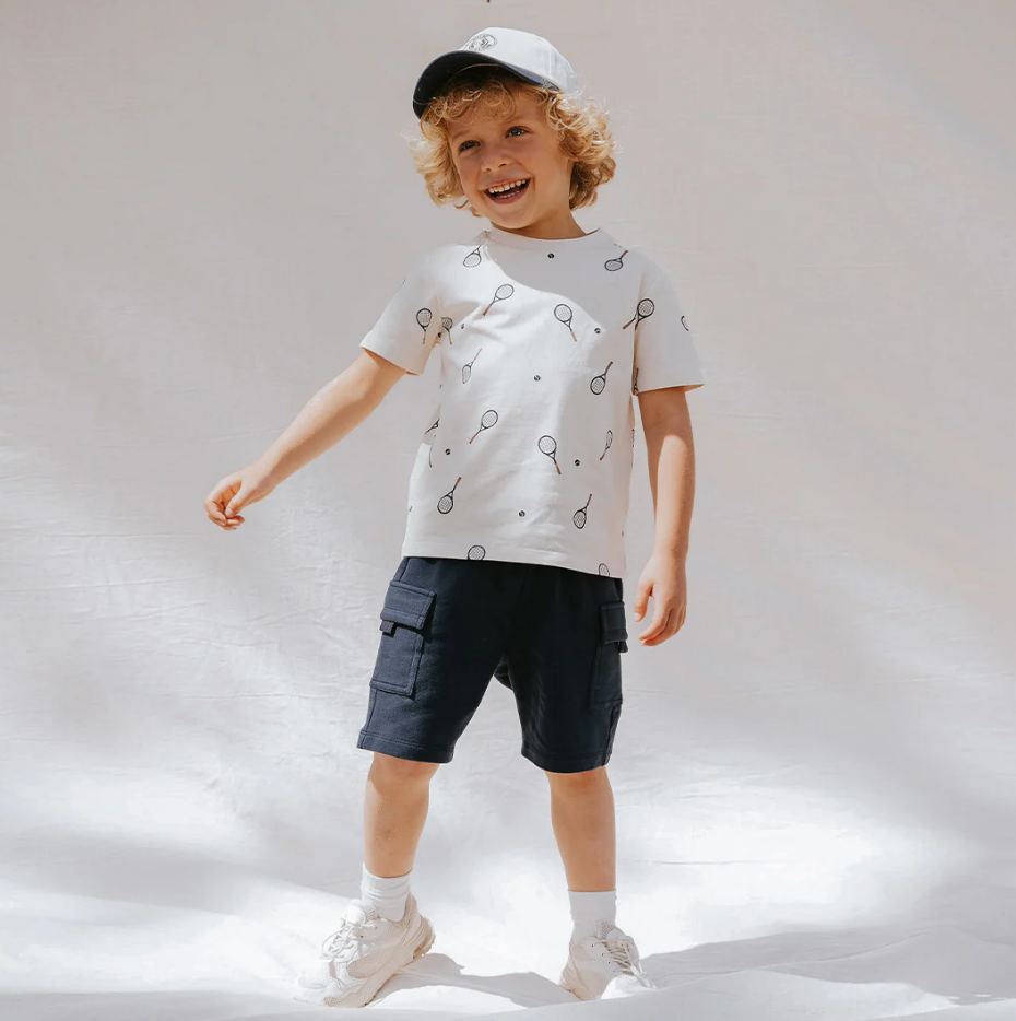Miles the Label Racquet Tee