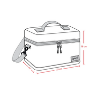 Deux Par Deux Smiley Girl Lunch Box