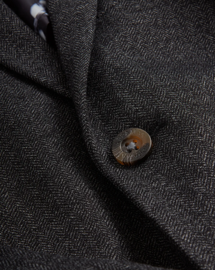 Appaman Black Herringbone Stretchy Mod Suit