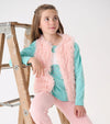 Hatley Feather Faux Fur Vest
