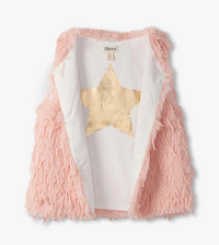 Hatley Feather Faux Fur Vest