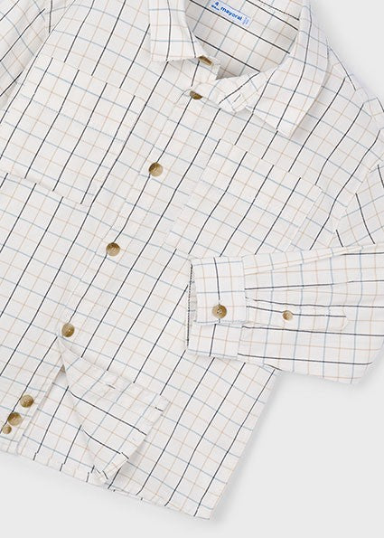 Mayoral Long Sleeve Button Down 4128